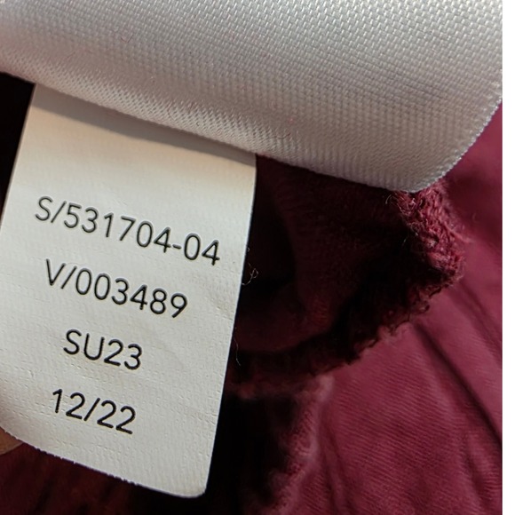 Athleta Retreat Linen Jogger Women's 12 TALL Drawstring Waist Pants Coffeeberry - Picture 10 of 11